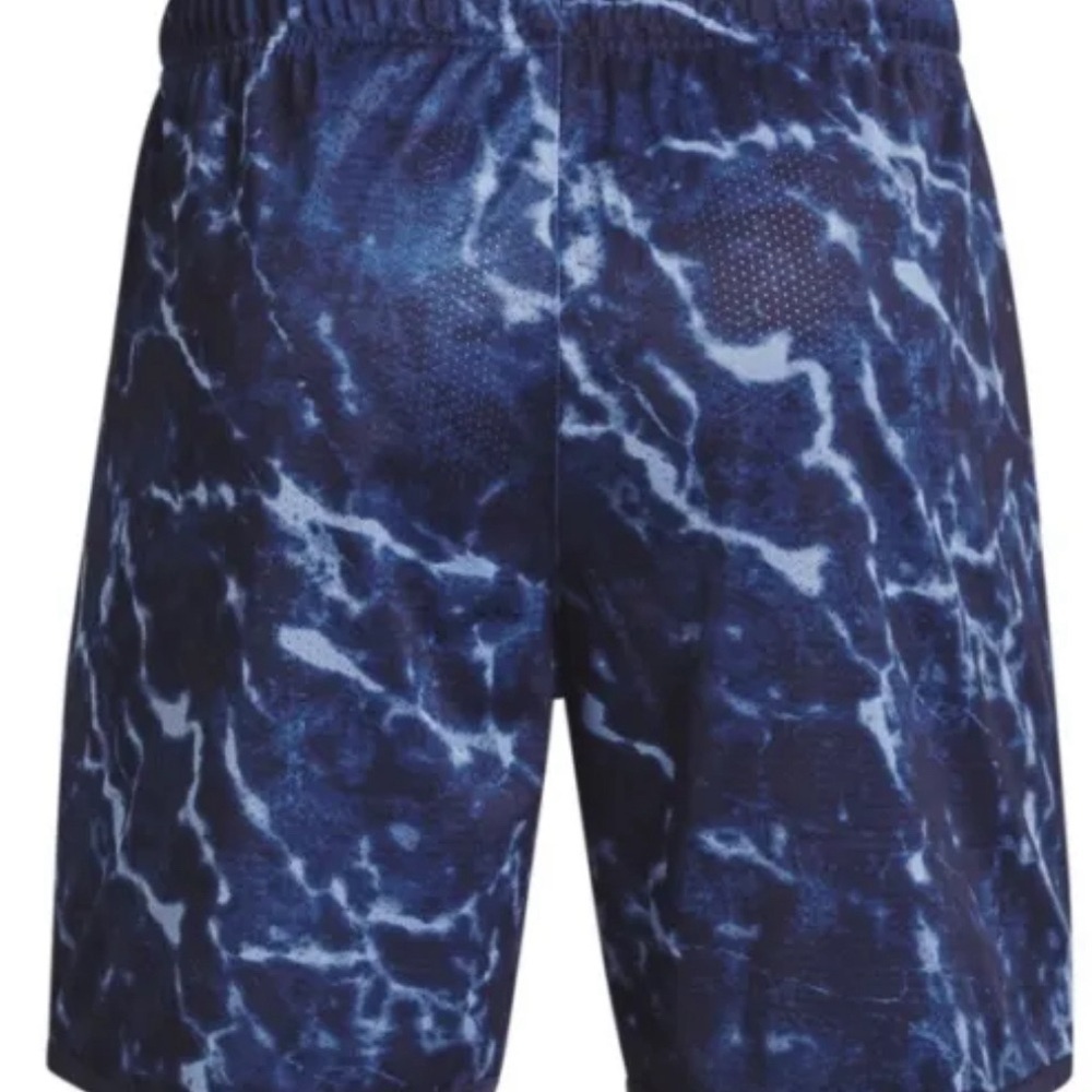 Under Armour Men's Project Rock Mesh Printed Training Shorts 7”Loose Size Large - Picture 4 of 8